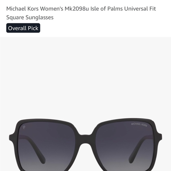 Michael Kors Women's Square Sunglasses - Dark Gray - Picture 1 of 8